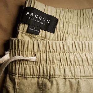 Bullhead Khaki Zip Jogger Pants